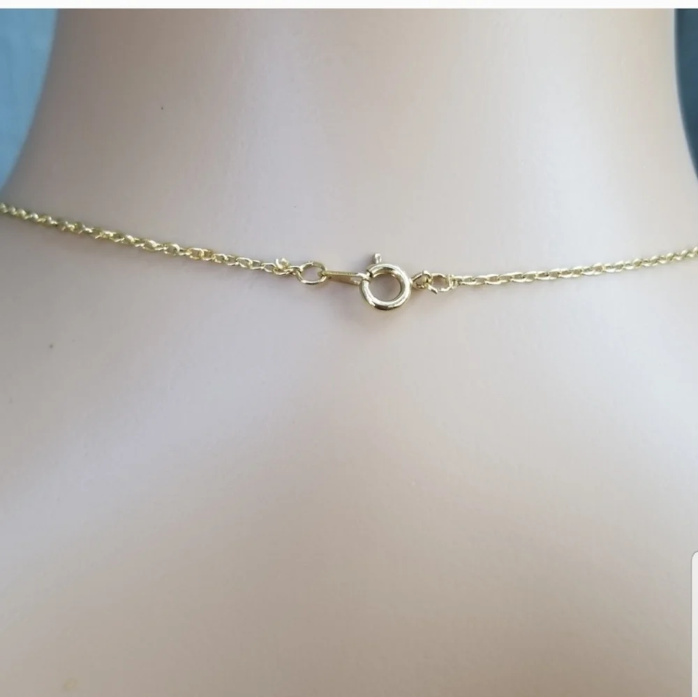 GOLDTONED FIVE STAR DAINTY NECKLACE